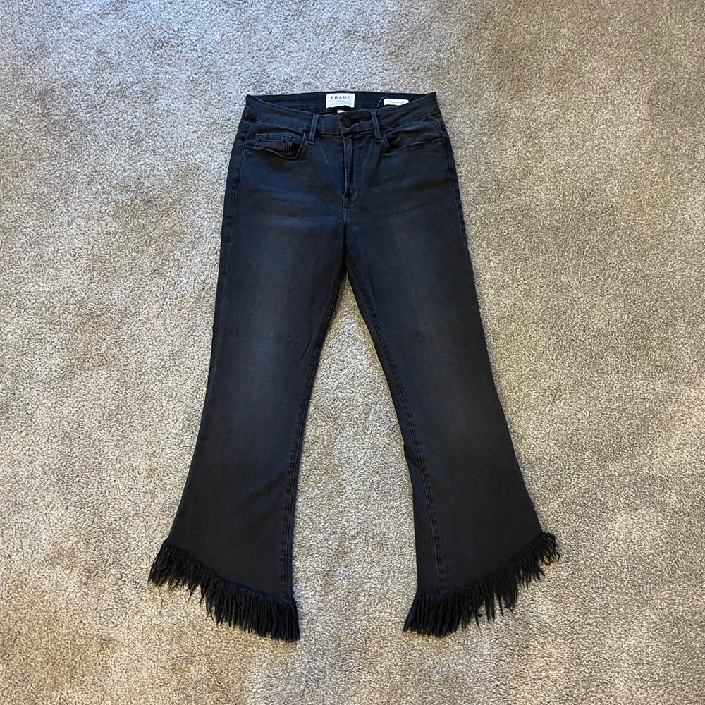 FRAME Denim Le Crop Mini Boot Jeans